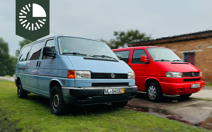 2 Volkswagen T4 Multivans Have Been Handed over to Scouts of the 54th  Separate Reconnaissance Battalion